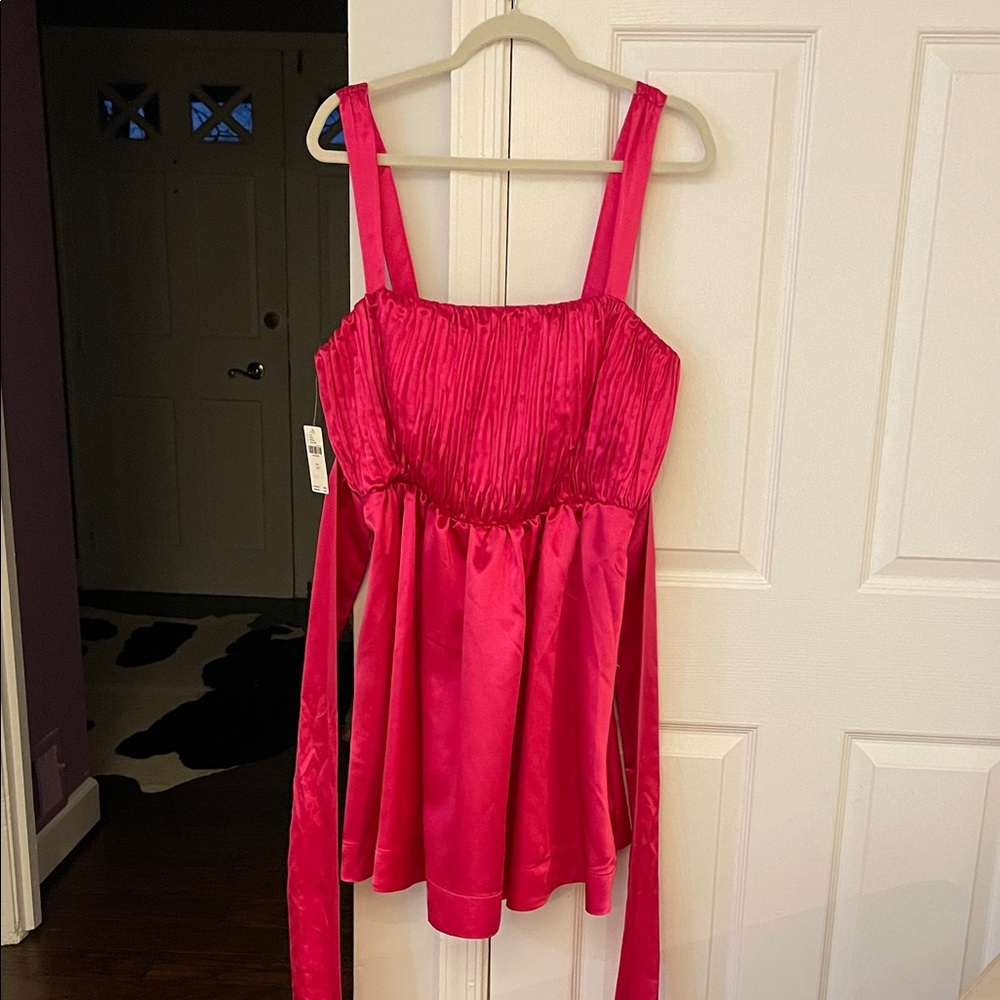 NWT! Maeve Vibrant Pink Sleeveless Dress